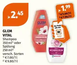 Müller Glem Vital Shampoo Angebot