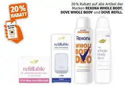 Müller Rexona Whole Body Deo Angebot
