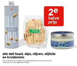 HEMA alle deli toast, dips, olijven, olijfolie en kruidenmix Angebot