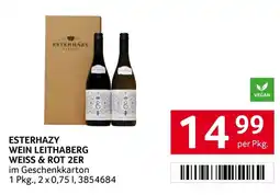 Transgourmet Esterhazy Wein Leithaberg Weiss & Rot 2er Angebot