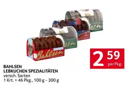 Transgourmet Bahlsen Lebkuchen Spezialitäten Angebot