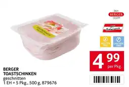 Transgourmet Berger Toastschinken Angebot