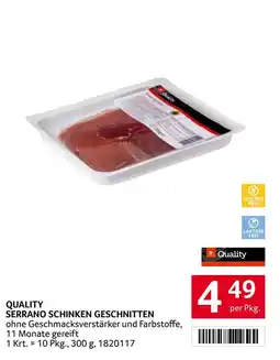 Transgourmet Quality Serrano Schinken Geschnitten Angebot