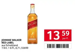 Transgourmet Johnnie Walker Red Label Angebot
