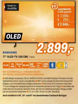 Expert Samsung 77" OLED-TV (195 CM) 77S83H Angebot