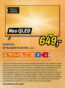 Expert Samsung 50" Neo QLED-TV Angebot