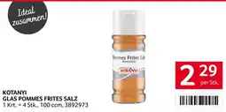 Transgourmet Kotanyi Glas Pommes Frites Salz Angebot