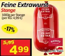 Wurstico Feine Extrawurst Stange Angebot