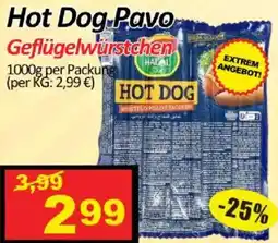 Wurstico Hot Dog Pavo Angebot