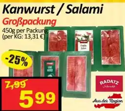 Wurstico Kanwurst / Salami Angebot