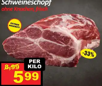 Wurstico Schweineschopf ohne Knochen, frisch Angebot