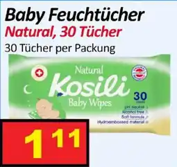 Wurstico Baby Feuchttücher Natural Kosili Angebot