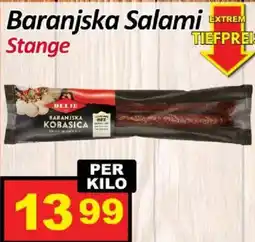 Wurstico Baranjska Salami Stange Angebot