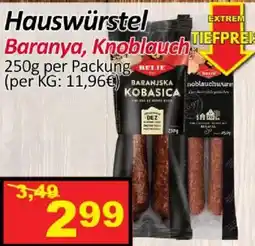 Wurstico Hauswürstel Baranya, Knoblauch Angebot