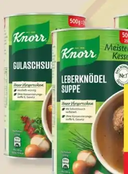 MPreis Knorr Meister Kessel Suppe Angebot