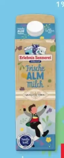 MPreis Erlebnis Sennerei Zillertal Almmilch Angebot