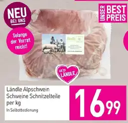 Sutterlüty Ländle Alpschwein Schweine Schnitzelteile Angebot