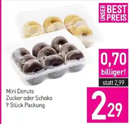 Sutterlüty Mini Donuts Zucker oder Schoko Angebot