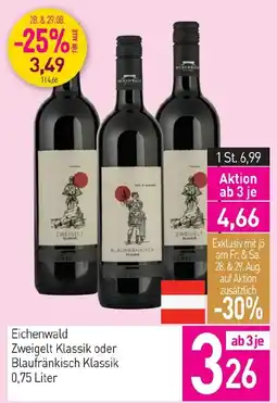 Sutterlüty Eichenwald Zweigeilt Klassik oder Blaufränkisch Klassik Angebot