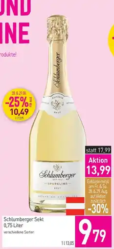 Sutterlüty Schlumberger Sekt Angebot