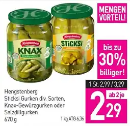 Sutterlüty Hengstenberg Sticksi Gurken Angebot