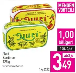 Sutterlüty Nuri Sardinen Angebot