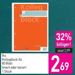Sutterlüty Iku Kollegblock A4 Angebot