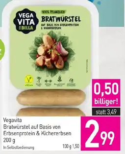 Sutterlüty Vegavita Bratwürstel auf Basis von Erbsenprotein & Kichererbsen Angebot