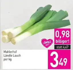 Sutterlüty Mahlerhof Ländle Lauch Angebot