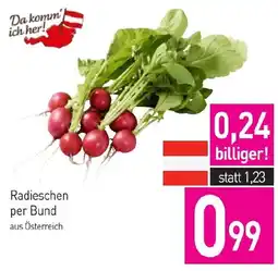 Sutterlüty Radieschen per Bund aus Österreich Angebot