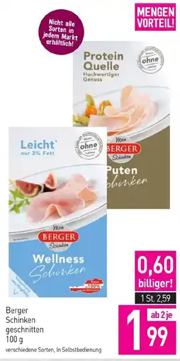 Sutterlüty Berger Schinken geschnitten Angebot
