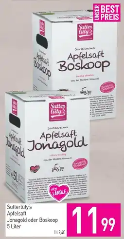Sutterlüty Sutterlüty's Apfelsaft Jonagold oder Boskoop Angebot