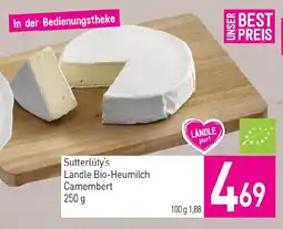 Sutterlüty Sutterlüty's Ländle Bio-Heumilch Camembert Angebot