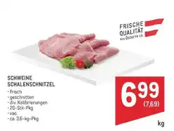 Metro Schweine Schalenschnitzel Angebot