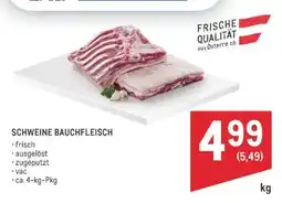 Metro Schweine Bauchfleisch Angebot