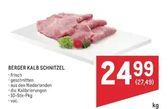 BERGER KALB SCHNITZEL