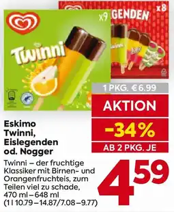 Billa Eskimo Twinni, Eislegenden od. Nogger Angebot