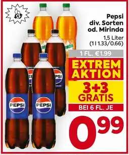 Billa Pepsi div. Sorten od. Mirinda Angebot