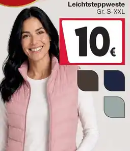 Woolworth Leichtsteppweste Angebot