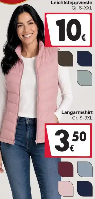 Woolworth Langarmshirt Angebot