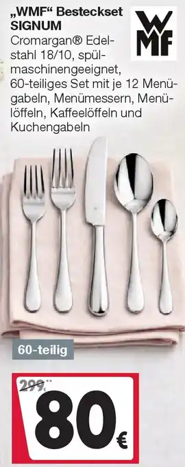 Woolworth WMF Besteckset SIGNUM Angebot