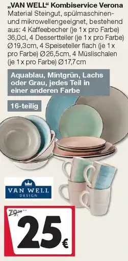 Woolworth VAN WELL Kombiservice Verona Angebot
