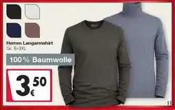 Woolworth Herren Langarmshirt Angebot