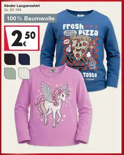 Woolworth Kinder Langarmshirt Angebot
