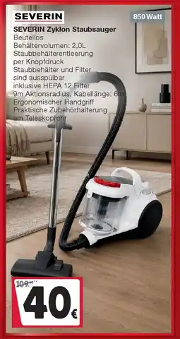 Woolworth SEVERIN Zyklon Staubsauger Angebot