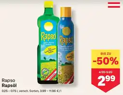 MPreis Rapso Rapsöl Angebot