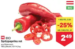 MPreis Spitzpaprika rot Angebot