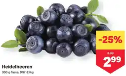MPreis Heidelbeeren Angebot