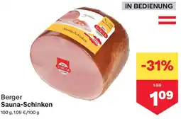 MPreis Berger Sauna-Schinken Angebot