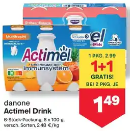 MPreis danone Actimel Drink Angebot